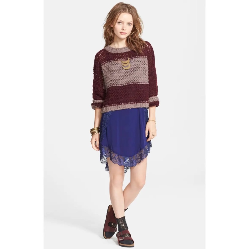 Free People Monaco Knit Pullover